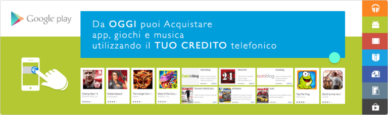 Tim: acquista app, giochi e musica con il credito telefonico