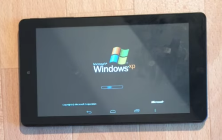 Windows XP e Windows 7 possono girare su un tablet Android