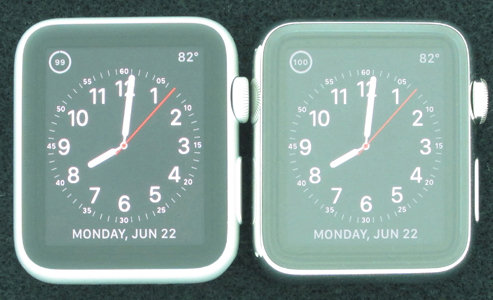 Un test mostra che il display in zaffiro di Apple Watch soffre alla luce del sole