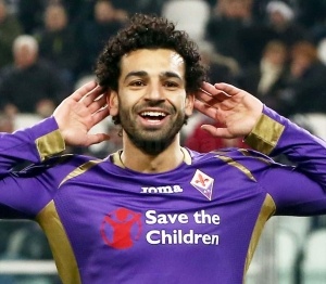 Cori entusiasti per Salah dalla curva romanista