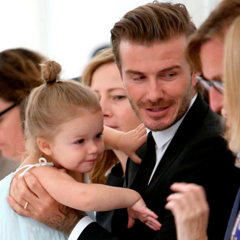 David Beckham difende sua figlia Harper