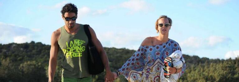Federica Pellegrini e Filippo Magnini: vacanza in Sardegna dopo il Mondiale di Kazan
