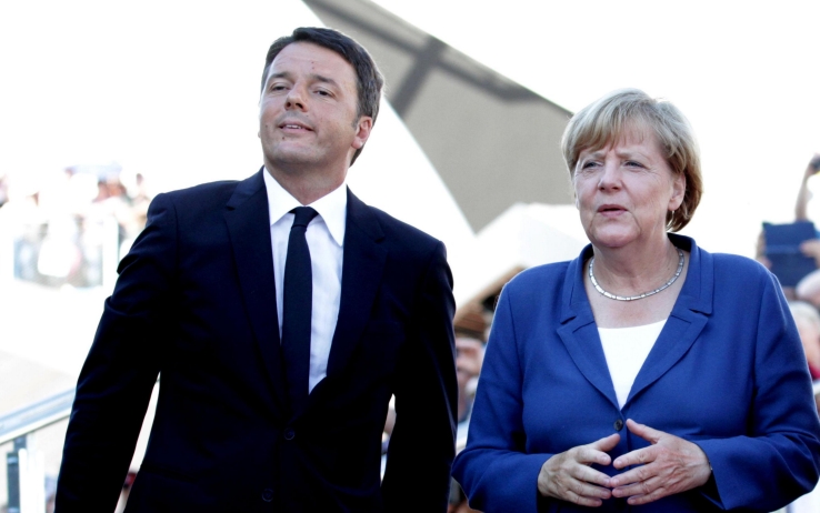 Angela Merkel visita Expo di Milano