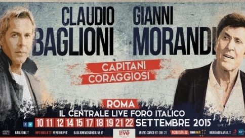 Claudio Baglioni e Gianni Morandi pronti con ‘Capitani Coraggiosi’