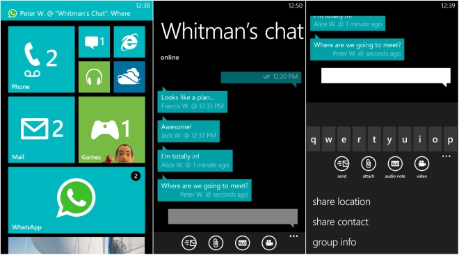WhatsApp beta, ecco gli aggiornamenti per Windows Phone