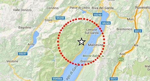 Lago di Garda: terremoto, scossa 3.4 a Tignale 1 lago di garda terremoto