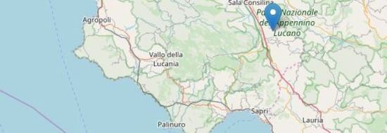 Scossa di Terremoto in Campania, di magnitudo 3.8